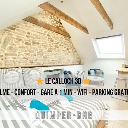Le Calloch 3D - Standing - Calme - Wifi - Smart Tv Quimper Exteriör bild