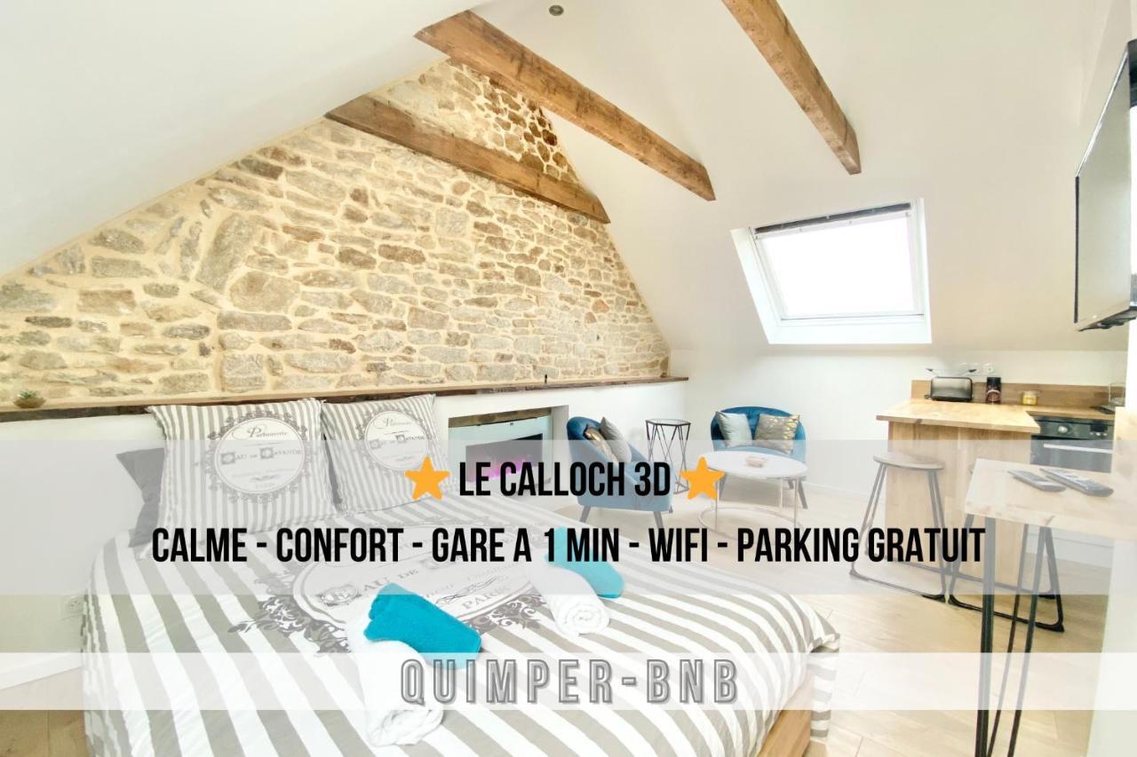 Le Calloch 3D - Standing - Calme - Wifi - Smart Tv Quimper Exteriör bild